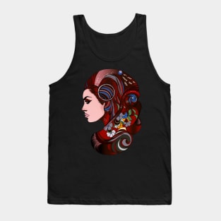 Red Drama Tank Top